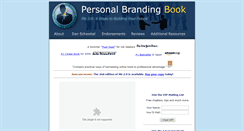 Desktop Screenshot of personalbrandingbook.com