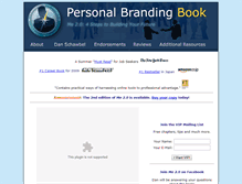 Tablet Screenshot of personalbrandingbook.com
